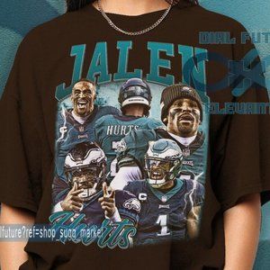 Jalen Hurts Shirt, Homage Retro Classic Graphic Tee, Bootleg Best Seller Unisex